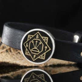 Oğuz Kağan Mührü Gümüş Erkek Bileklik