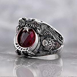 Osmanlı Devlet Armalı Jandarma Astsubay Yüzüğü 2022