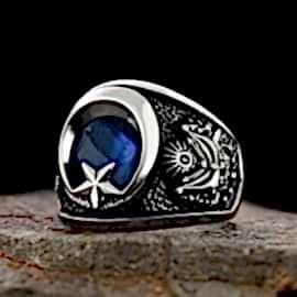 Osmanlı Devlet Armalı Yüzük Tuğralı