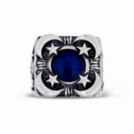 Hilal Yüzük Osmanlı Gümüş 925 Ayar