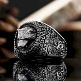 Osmanlı Yüzük Ayı Figürlü