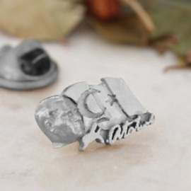 Özel Üretim Gümüş Atatürk ve Türk Bayrağı Rozet