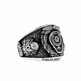 Polis Akademisi Yüzüğü 2019 4. Dönem Osmanlı Devlet Armalı