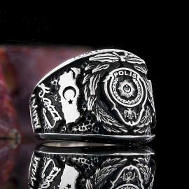 Polis Akademisi Yüzüğü 2019 - 4. Dönem Türkiye Haritalı