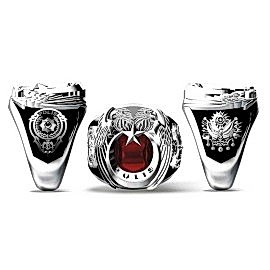 Polis Anı Yüzüğü Osmanlı Devlet Armalı