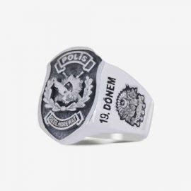 Polis Özel Harekat Yüzüğü 2017 - 19. Dönem Osmanlı Devlet Arması