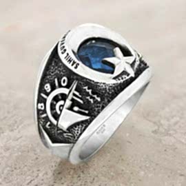 Sahil Güvenlik Komutanlığı Yüzüğü TSK Logolu