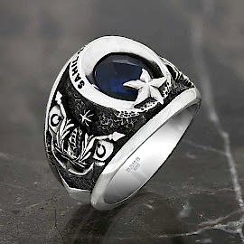 Sahil Güvenlik Yüzüğü TSK Logolu