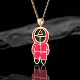 Squid Game Gümüş Kolye