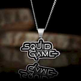 Squid Game Kolyesi 925 Ayar Gümüş