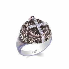 Taşlı Gümüş Bayan Yüzük