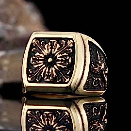 Taşsız Motifli Gümüş Yüzük