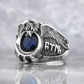 Tek Başlı Jandarma Uzman Komando Yüzüğü Göktürkçe Türk 2021