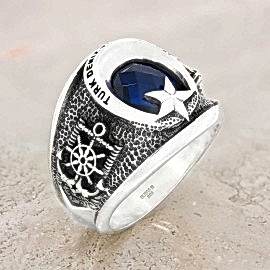 Gümüş Türk Deniz Kuvvetleri Yüzüğü