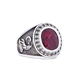 Uluyan Kurt Ay Yıldız İçinde Göktürkçe Türk Yüzük